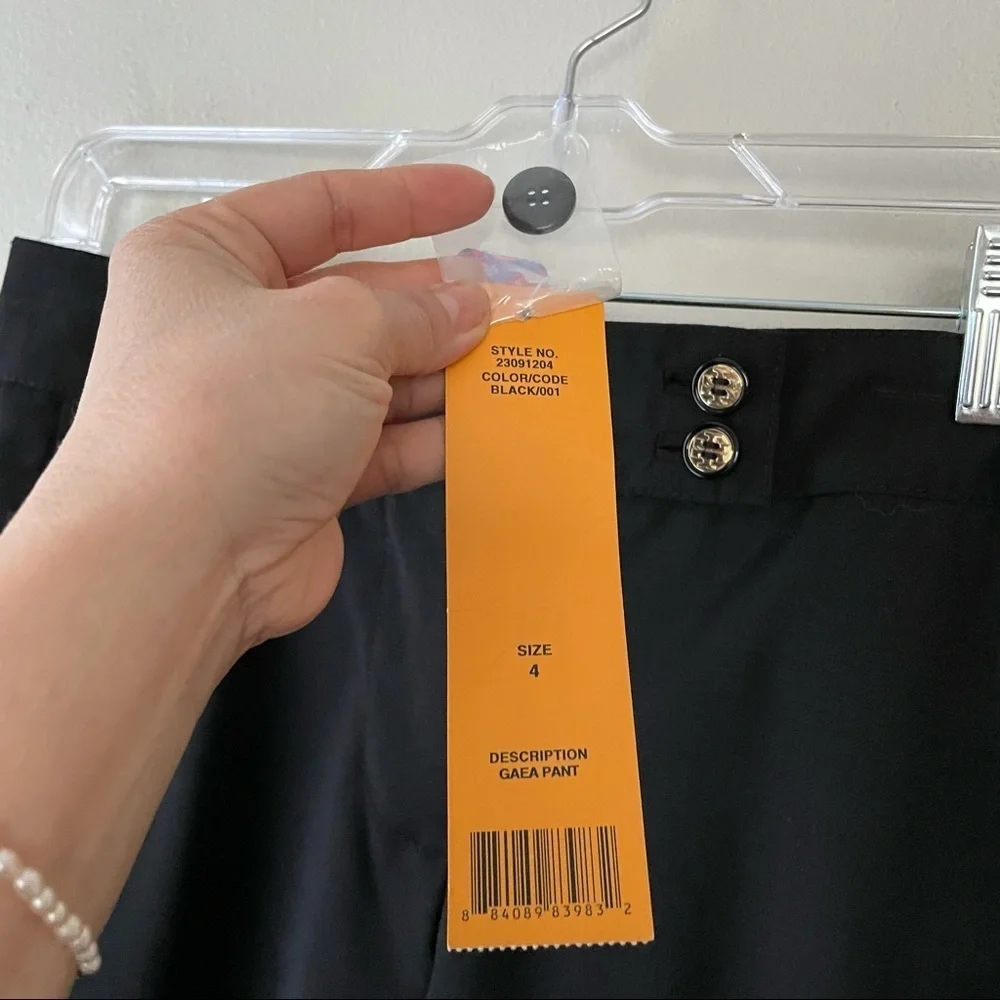 NWT Tory Burch black Description Gaea pants women 4